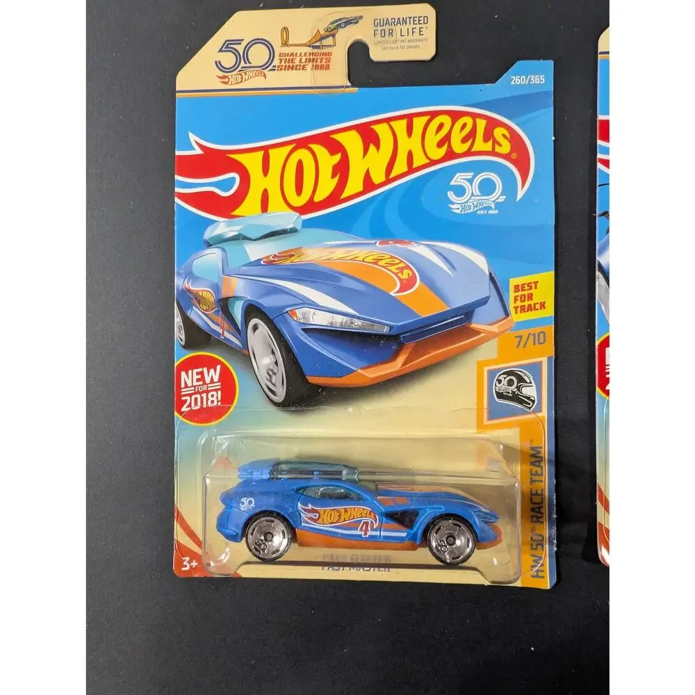 Hot Wheels 2018 HW 50th Race Team Lot of 5 Sealed Bone Shaker Corvette